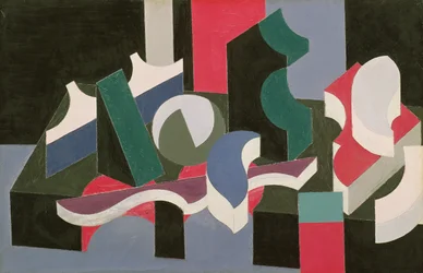 フォーム、1919〜20年（キャンバスに油彩と鉛筆）